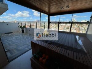 A ampla sala para dois ambientes