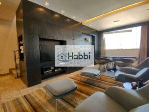 1º Nível:   01 Sala para 2 ambientes com piso em granito