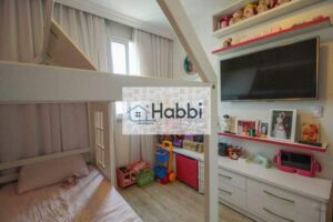 iluminação personalizada e piso em porcelanato